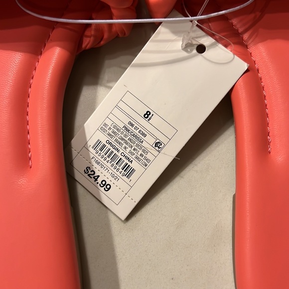 𝅺A New Day Women's Orange/Pink Slippers NEW With Tags And Box - Picture 7 of 7